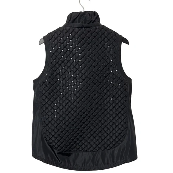 Elegant Black Quilted Vest for Women - Picture 4 of 12